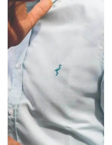 Camisa verde aguamarina para hombre | Esmeralda Serena – La Grulla
