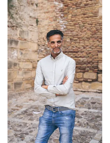 Camisa tostada para hombre | Amanecer Real – La Grulla